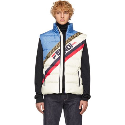 white fendi vest